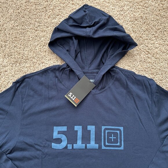 5.11 Tactical Mens lightweight long sleeve hoodie - Picture 2 of 2